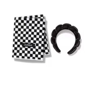 AVEDA HAIR TOWEL AND BUBBLE SPA HEADBAND